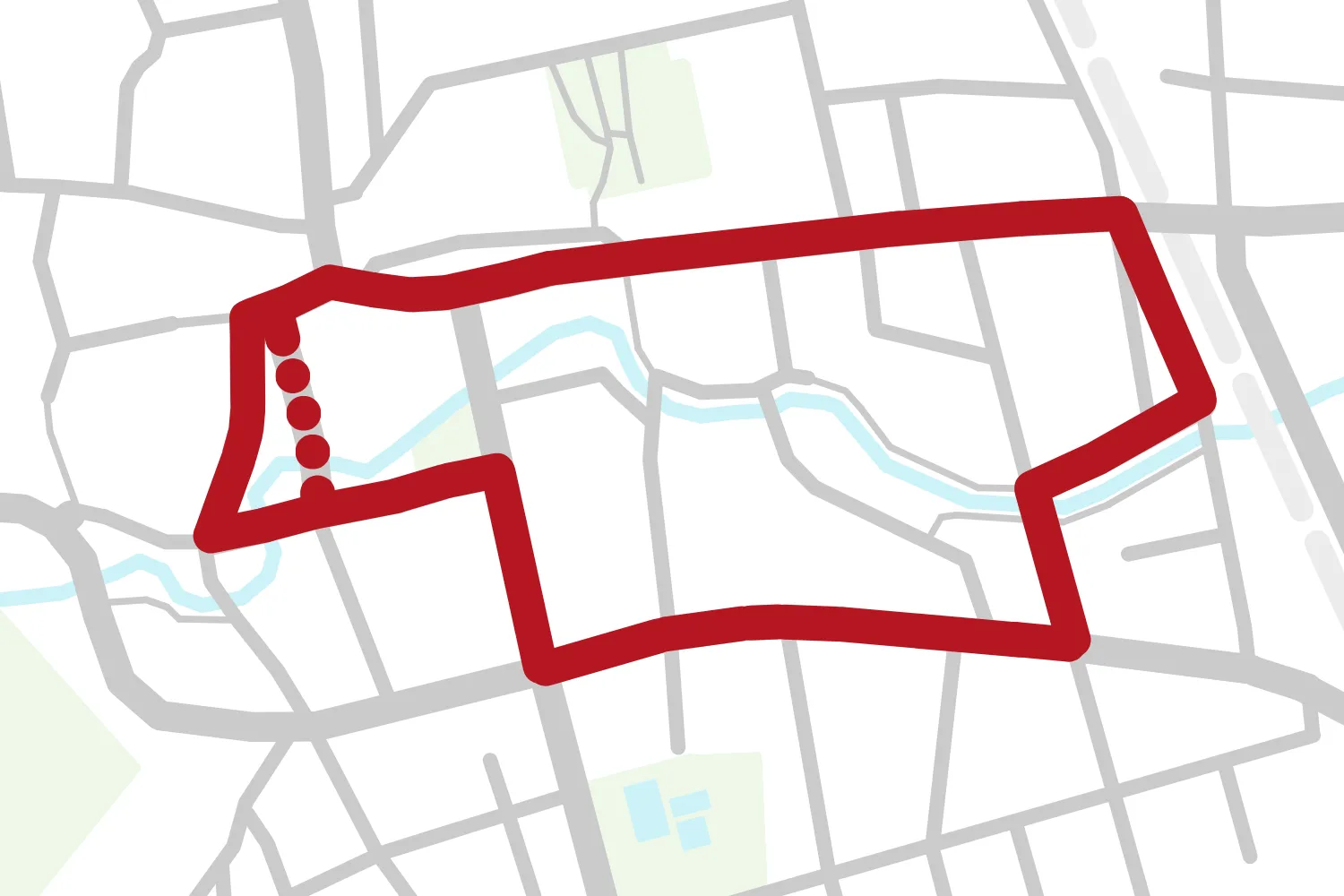 Strecke 10 km Lauf